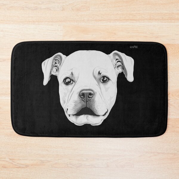 Item preview, White Amstaff Puppy face #1 designed and sold by wowitsmytshirt.