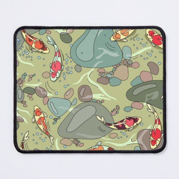Item preview, Koi Fish in a Pond Painting designed and sold by noiramcreates.