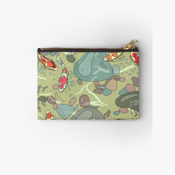 Item preview, Koi Fish in a Pond Painting designed and sold by noiramcreates.