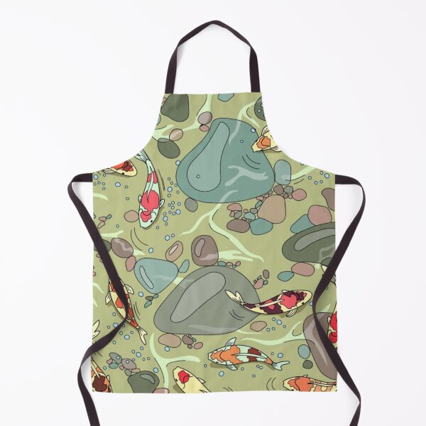 Item preview, Koi Fish in a Pond Painting designed and sold by noiramcreates.