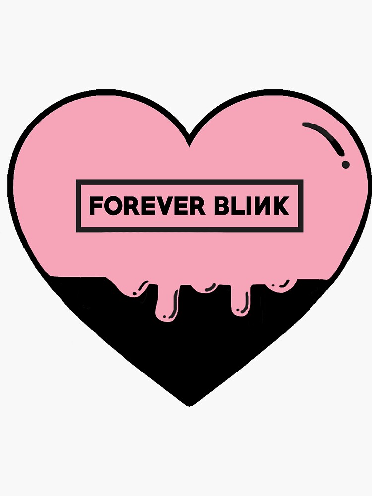 Forever Blink Heart Design | Sticker