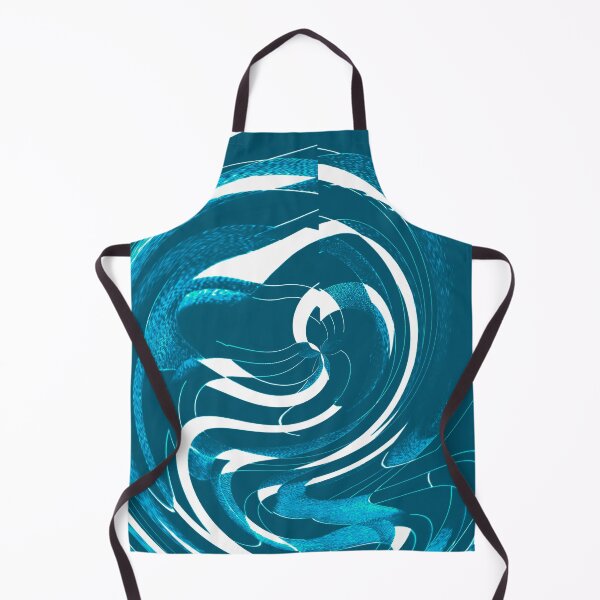 Item preview, Abstract Twirls and Swirls and Bursting Lights Aqua designed and sold by deniselynnimage.