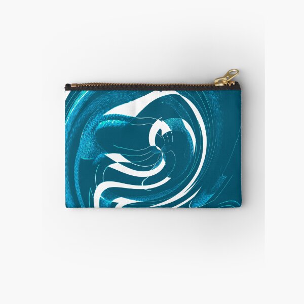 Item preview, Abstract Twirls and Swirls and Bursting Lights Aqua designed and sold by deniselynnimage.