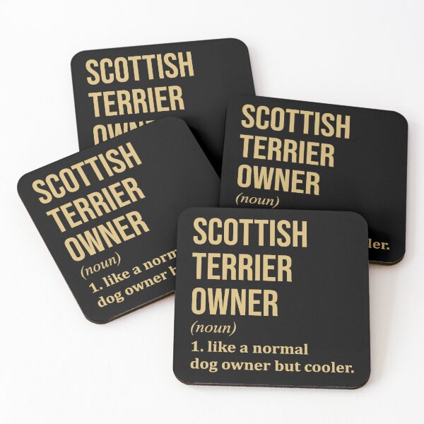 Item preview, Scottish Terrier Dog Owner Definition in Gold designed and sold by XCIV.