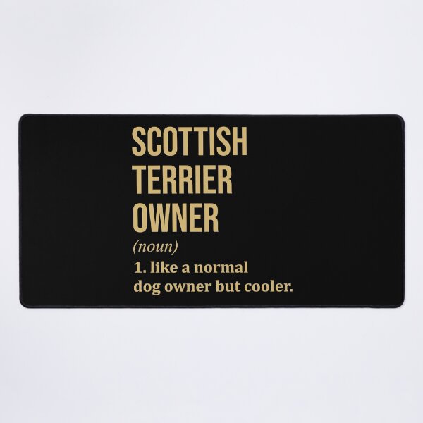 Item preview, Scottish Terrier Dog Owner Definition in Gold designed and sold by XCIV.