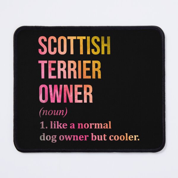 Item preview, Scottish Terrier Dog Owner Definition in Watercolor designed and sold by XCIV.