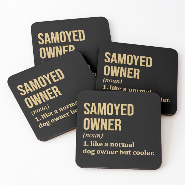 Item preview, Samoyed Dog Owner Definition in Gold designed and sold by XCIV.