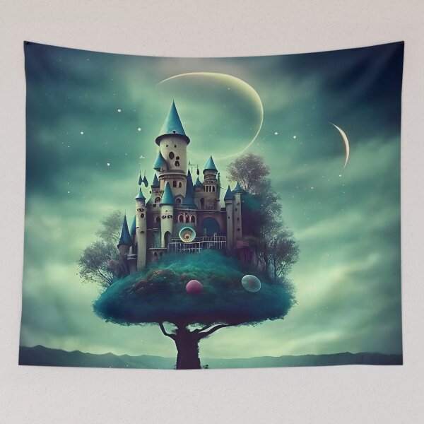 Item preview, Dreamy liminal anemoia painting designed and sold by ArthurVandelay.
