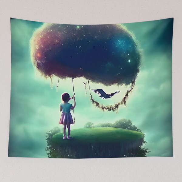 Item preview, Dreamy liminal anemoia painting designed and sold by ArthurVandelay.