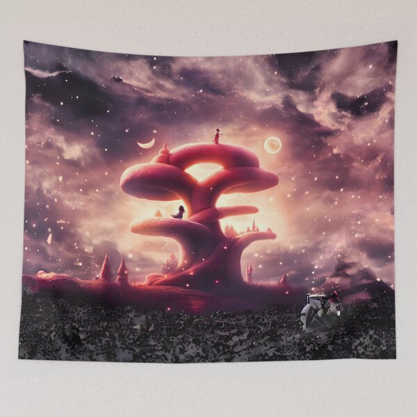 Item preview, Dreamy liminal anemoia painting designed and sold by ArthurVandelay.