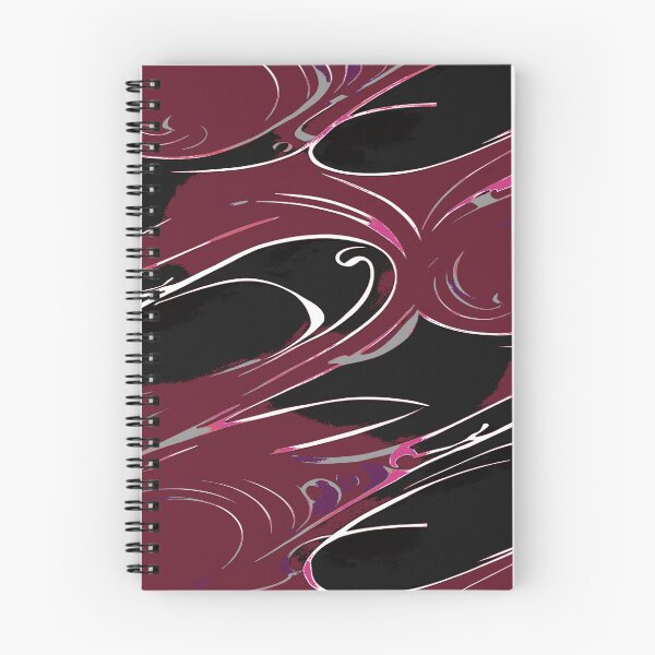 Item preview, Random Swirls and Twirls in Mauve Red designed and sold by deniselynnimage.
