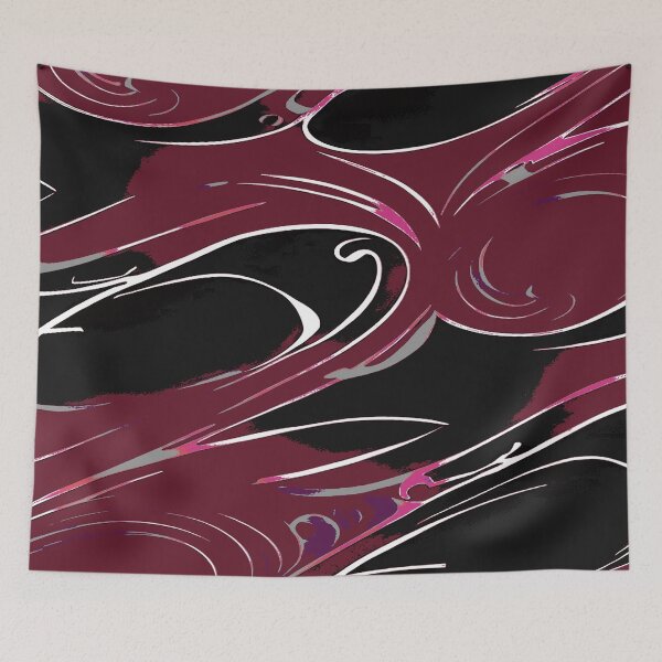 Item preview, Random Swirls and Twirls in Mauve Red designed and sold by deniselynnimage.