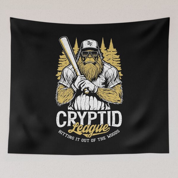Item preview, Bigfoot Baseball Player Coach Funny Cryptid League Sasquatch designed and sold by GrandeDuc.