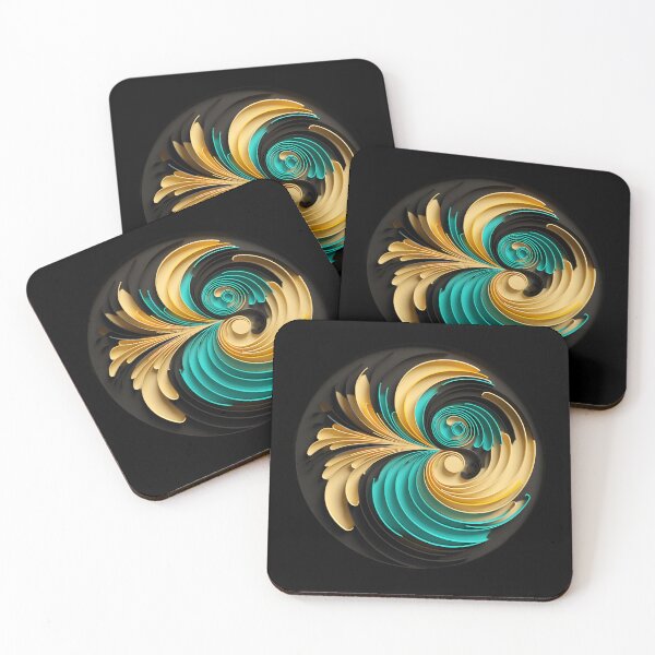 Item preview, "Pastel Logo Fusion: Black, Light Beige, Yellow & Teal Made" designed and sold by Art-Vortex-fr.