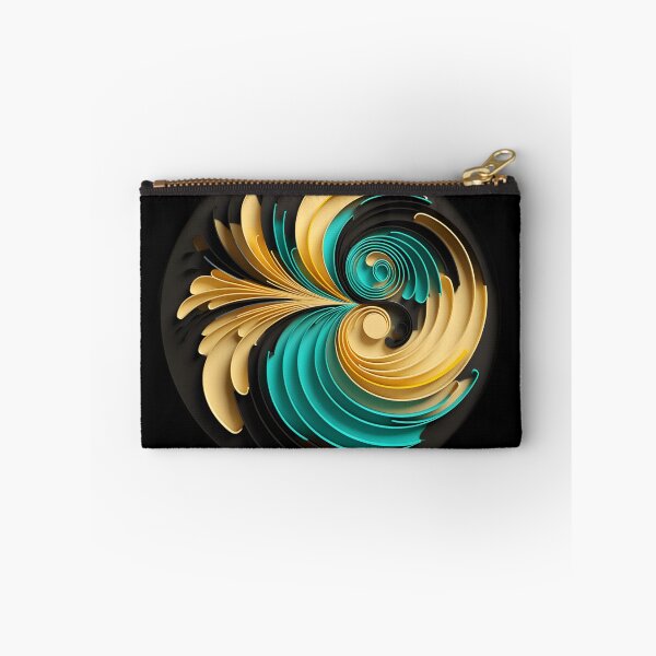 Item preview, "Pastel Logo Fusion: Black, Light Beige, Yellow & Teal Made" designed and sold by Art-Vortex-fr.