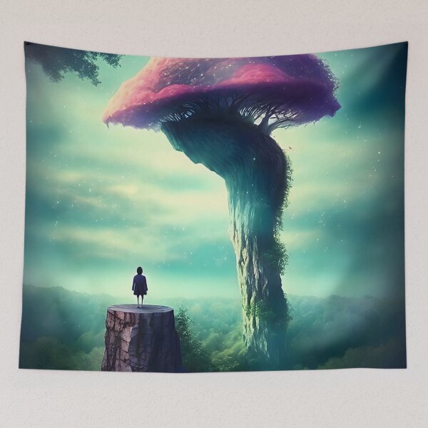 Item preview, Dreamy liminal anemoia painting designed and sold by ArthurVandelay.