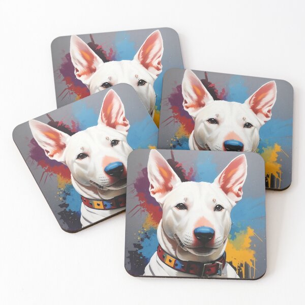Item preview, Beautiful Bull Terrier Acrylic Painting designed and sold by aimber.