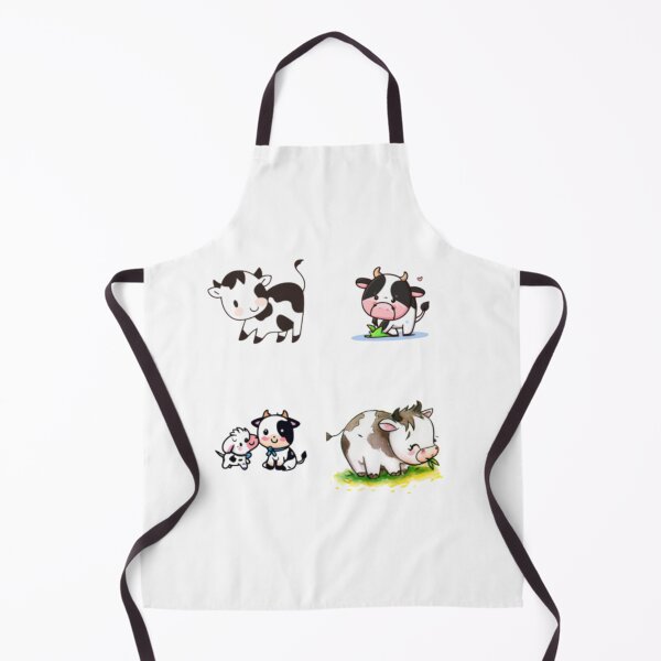 Item preview, cute little cow cartoon, kawaii designed and sold by ZekoStick.