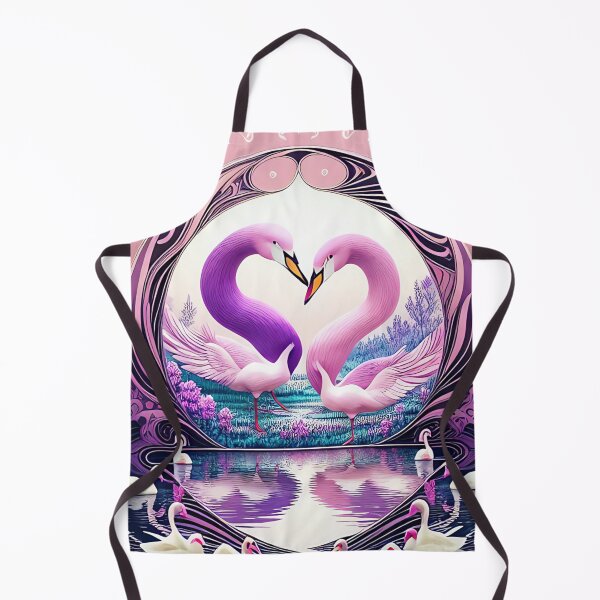 Item preview, Stunning Pink and Purple Swan Heart designed and sold by purplesensation.