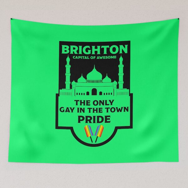 Item preview, Gay Pride - Brighton England LGBT - Brighton And Hove Rainbow designed and sold by happygiftideas.