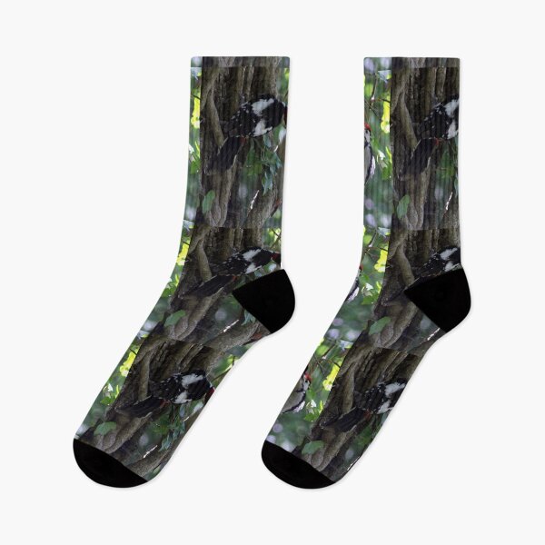Item preview, woodpeckers feeding designed and sold by KathleenDawson.