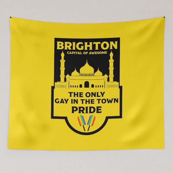 Item preview, Gay Pride - Brighton England LGBT - Brighton And Hove Rainbow designed and sold by happygiftideas.