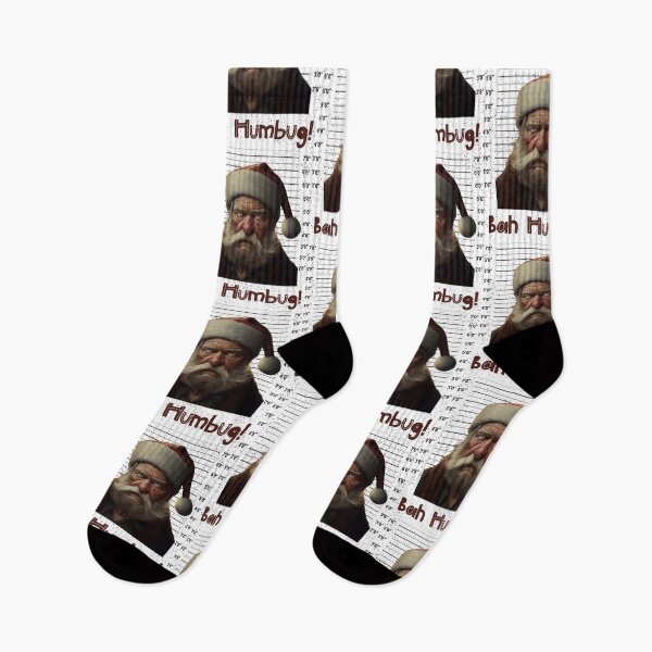 Item preview, Bah Humbug Angry Santa Claus Mugshot designed and sold by LucidMarchantG.