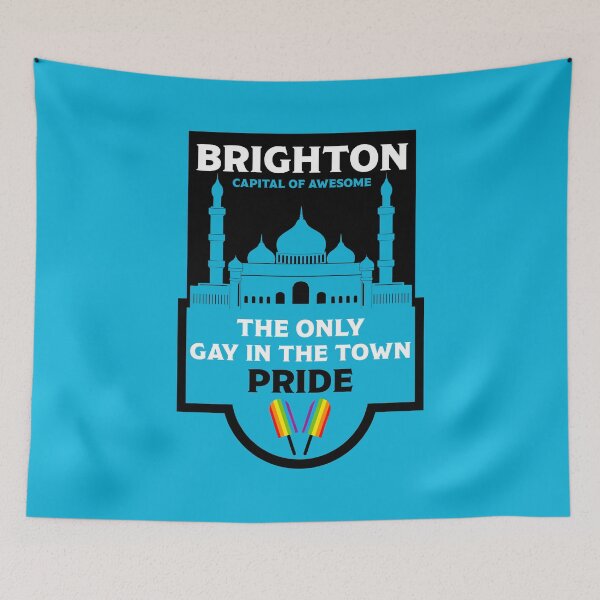 Item preview, Gay Pride - Brighton England LGBT - Brighton And Hove Rainbow designed and sold by happygiftideas.