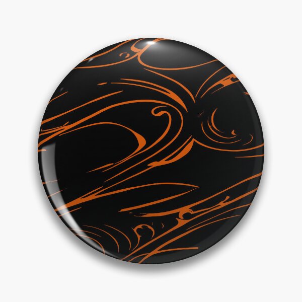 Item preview, Random Swirls and Twirls in Black and Orange designed and sold by deniselynnimage.