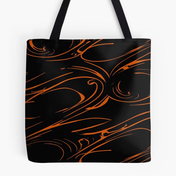 Item preview, Random Swirls and Twirls in Black and Orange designed and sold by deniselynnimage.