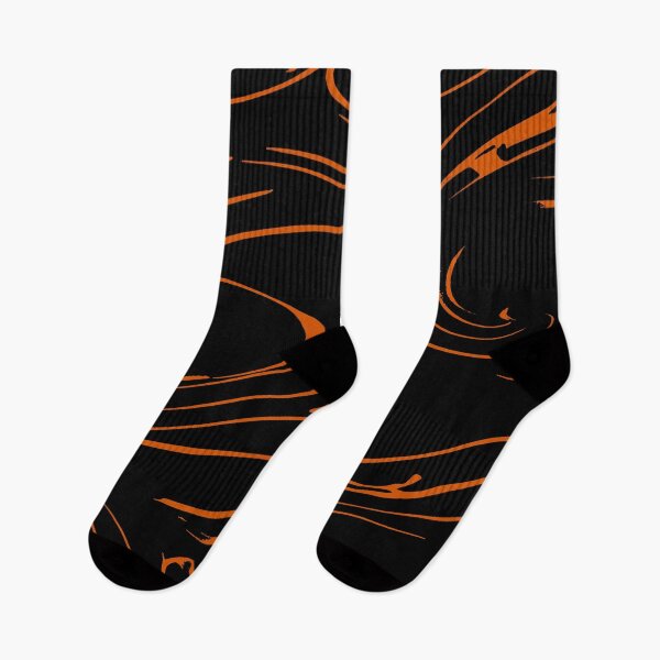 Item preview, Random Swirls and Twirls in Black and Orange designed and sold by deniselynnimage.