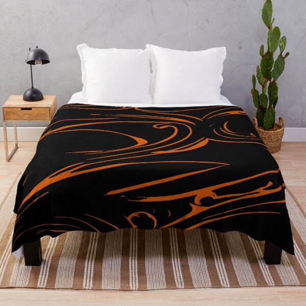 Item preview, Random Swirls and Twirls in Black and Orange designed and sold by deniselynnimage.