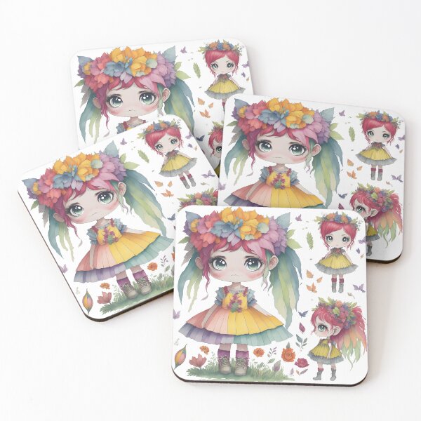 Item preview, Rainbow girls, Rainbow Hairs and Dress, Rainbow Tutu designed and sold by Piniatá P.