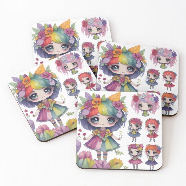 Item preview, Rainbow girls, Rainbow Hairs and Dress, Rainbow Tutu designed and sold by Piniatá P.