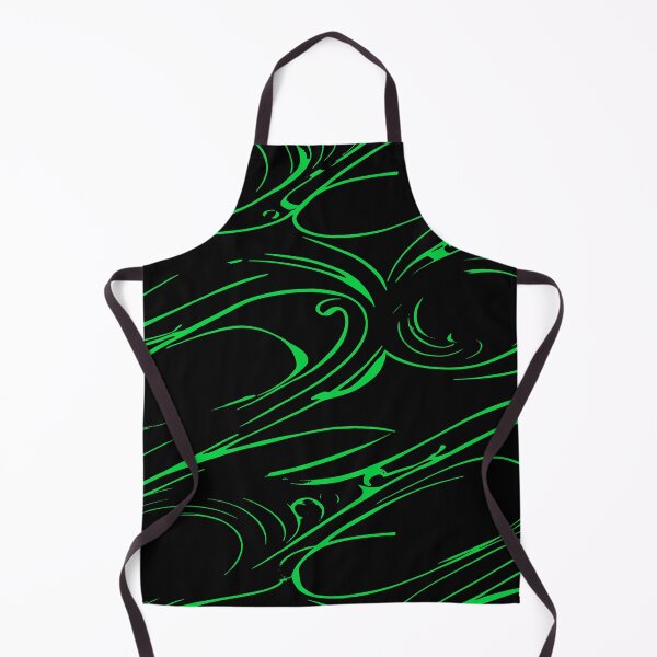 Item preview, Random Swirls and Twirls in Black and Lime Green designed and sold by deniselynnimage.