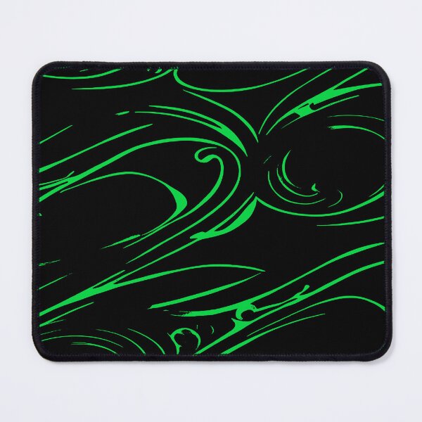 Item preview, Random Swirls and Twirls in Black and Lime Green designed and sold by deniselynnimage.