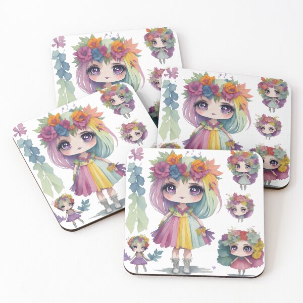 Item preview, Rainbow girls, Rainbow Hairs and Dress, Rainbow Tutu designed and sold by Piniatá P.