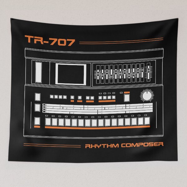 Item preview, TR-707 Vintage Drum Machine designed and sold by AtomicMalibu.