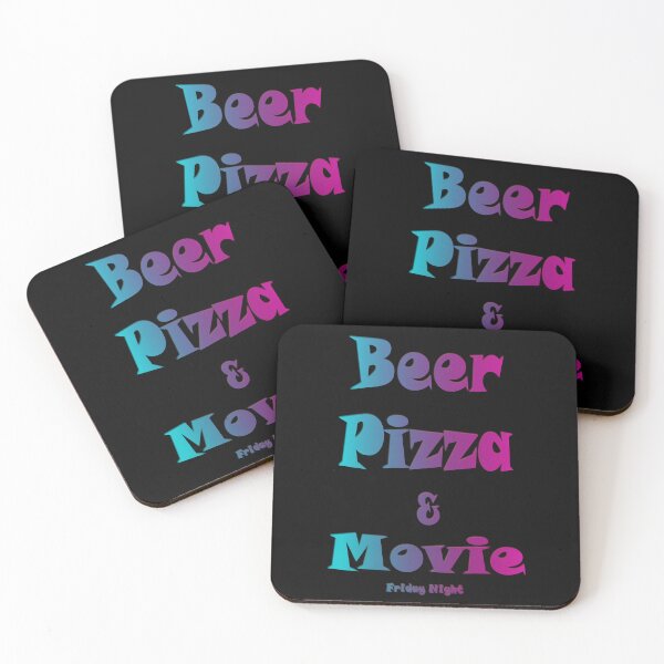 Item preview, Beer, pizza and movie friday night designed and sold by santoshputhran.