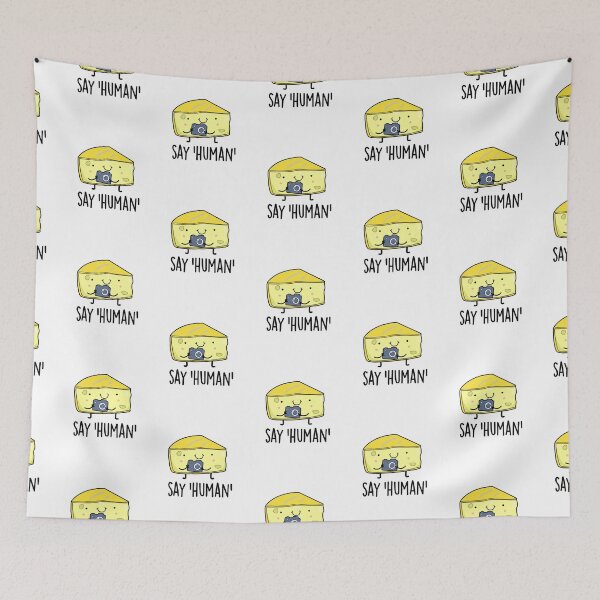 Item preview, Say Human Funny Photographer Cheese Puns  designed and sold by punnybone.