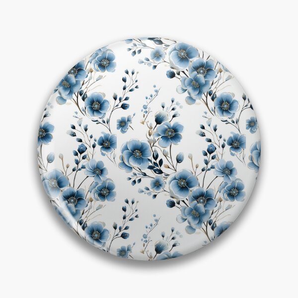 Item preview, Forget Me Not Flower Pattern designed and sold by Hibiskusmond.