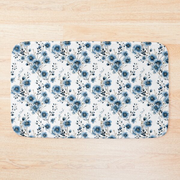 Item preview, Forget Me Not Flower Pattern designed and sold by Hibiskusmond.