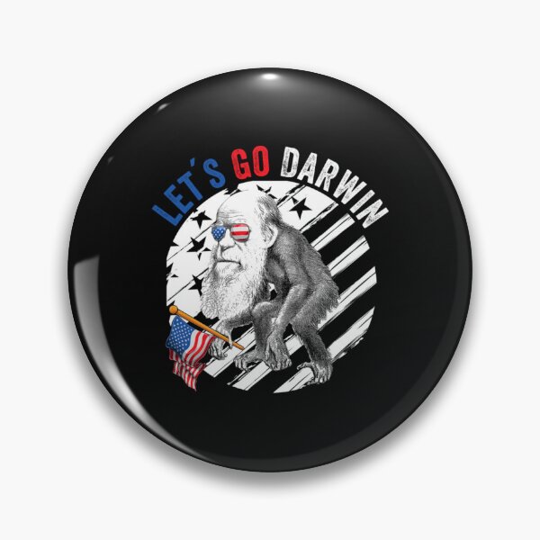 Item preview, let´s go darwin - charles darwin funny sarcastic  designed and sold by BroderiRolfson.