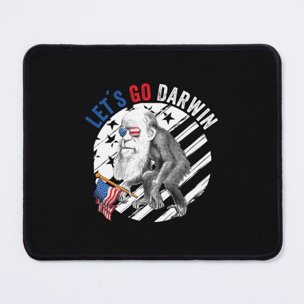 Item preview, let´s go darwin - charles darwin funny sarcastic  designed and sold by BroderiRolfson.