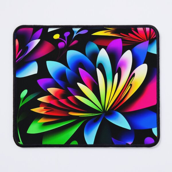 Item preview, Rainbow Colored Flowers Pattern designed and sold by UllaSformat.