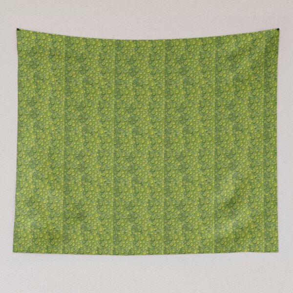 Item preview, Water Droplets Green Leaf Nature Pattern designed and sold by Nisha Prabhu.