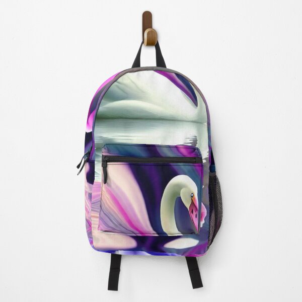 Item preview, Liquid Abstract Swans designed and sold by purplesensation.