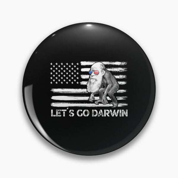 Item preview, let´s go darwin - charles darwin funny sarcastic  designed and sold by BroderiRolfson.