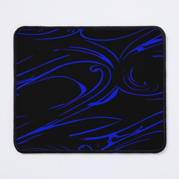 Item preview, Random Swirls and Twirls in Black and Brilliant Blue Lines designed and sold by deniselynnimage.