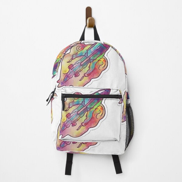 Item preview, Colorful watercolored rocket designed and sold by WhimsyNook Designs.